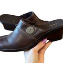 Clarks 671- Brown Leather Clogs Photo 0