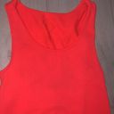 Bright Orange Ribbed Tank Top Photo 1