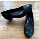 Ecco ‎ Size 37 (6-6.5) Black Leather Pumps Photo 0