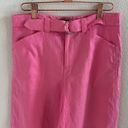 Ralph Lauren  Vintage Black Label Linen Viscose Pink Wide Leg Pants 2 Photo 3