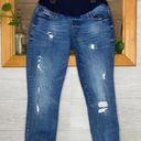 Gap  Maternity crop distressed crop jeans Photo 0