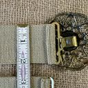 Vintage Beige Wide Stretch Belt 29 Photo 4