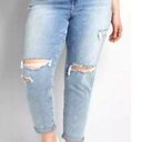 Lane Bryant  Splatter Distressed Boyfriend Jeans Size 24 NWOT Photo 0