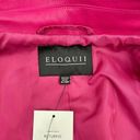 Eloquii  Faux Leather Moto Jacket Very Berry Pink Plus Size 22/24 Photo 11