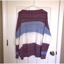 Umgee  Relaxed Striped Light Sweater Size Women’s Size Medium Photo 1