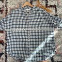 Lou & grey  for Loft houndstooth plaid button up shirt Photo 4