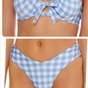 Chateau ISABELLA ROSE  Checkered Swim Bottoms in Chambray Size Large Photo 3