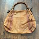 7 For All Mankind  ombré tan/brown leather hobo shoulder bag Photo 5