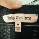 Juicy Couture Vintage  Black Long Sleeve Crewneck Cable Knit Sweater size Medium Photo 3