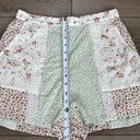 American Eagle  High Rise Floral Crinkle Patchwork Eyelet Shorts Size Medium Photo 8