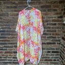 Torrid NWT  Pink Yellow Tie Dye Duster Kimono Women's Size 2/2X Photo 7