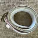 Vintage Light Pastel Pink Wide Leather Belt Size Medium 29 1/2 Photo 6