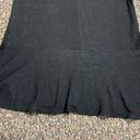 Modcloth 3/4 sleeve jersey knit peplum top black size medium Photo 5