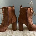 Forever 21  Lace Up High Heel Boots Photo 2