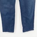 St. John  Sport Demin Jeans Navy Blue Size 8 High Rise Straight Leg Denim Photo 4