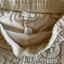 Off White Crochet Top/Short Set Tan Photo 3