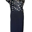 Jones New York Size 16W Black Floral Silk Top Short Sleeve Dress Workwear Photo 0