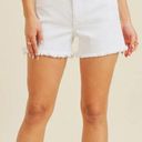 Just Black Denim White Denim Shorts Photo 3