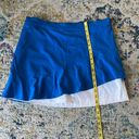 Lady Hagen  golf skort Skirt with spandex shorts under. Royal blue White Size 12 Photo 5