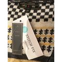 Stitch Fix Lety & Me  Yellow Gray Duster Cardigan Knit Sweater L NWT Photo 3