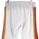 Aviator Nation  Womens Size S Joggers Sweat Pants Stretch White TINY FLAW Photo 5