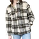 Isabel Marant  Gaston Wool Shirt Jacket Shacket Plaid Brown Cream 36/ S Photo 0