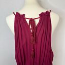 City Chic  Fringe Tier Maxi Dress in Rhubarb Casual Size L/20 Photo 5