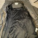 Nicole Miller  Studio Black Hooded Puffer Fur Lined Winter Coat- Size Medium Photo 6