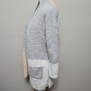 89th and Madison  pastel & gray colorblock duster cardigan size small Photo 3