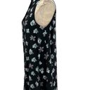 Equipment  Mina Petunia Printed Dress Black Floral Silk Size XS Photo 2