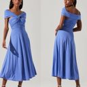 ASTR Blue Off The Shoulder Dress Photo 1