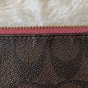 Coach  Double Corner Monogram Zip Wallet Wristlet Photo 5