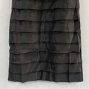 Lucy Paris New Lucy & Co Ruffle Spiral Sleeveless Tiered Mini Dress Black Nude Photo 13