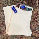 kim rogers NWT Kim Rodgers White Denim Capris with Boho Belt Photo 0