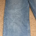 Abercrombie & Fitch  ‘90s Straight Ultra High Rise Criss-Cross Blue Jeans 30 / 10 Photo 3