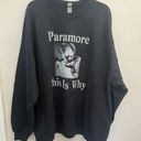 Gildan Paramore This Is Why Pullover Sweatshirt Crewneck Size 3XL Unisex Black Color Photo 2