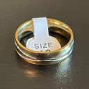 infinity 6mm golden X  promise ring Photo 2