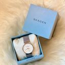 SKAGEN Women’s Watch Klassik 32mm White Dial Silver Stainless Steel Mesh Photo 2