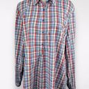 Tommy Hilfiger Long Sleeve Shirt Half Button Plaid Sailing Top XL Photo 0