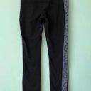 Lululemon Black & Gray Yoga Pants Full Length Leggings Photo 2