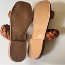 Cushionare Cushionaire Women's Double Braided Cognac Brown  Strap Low Heel  Sandals Sz 8 Photo 12