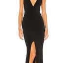 Nookie  x REVOLVE Illegal Halter Gown in Black, size M, NWT Photo 0