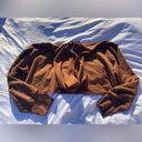 Princess Polly Brown Cropped Hoodie Photo 7