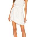 Retrofete Ella Sequin Dress in White Size XL One Shoulder NWT Belt Sleeveless Photo 0