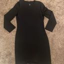 St. John Knit Long Sleeve Little Black Dress Photo 0