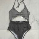 Aerie Black and White One Piece Swim Photo 0