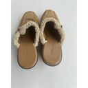 Lower East Side  Women's Y2K 90s Suede Leather Sherpa Trim Wedge Mule Clogs 7.5 Photo 3