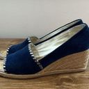 Jack Rogers  Navy Suede Palmer Wedge Photo 2