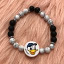 Disney Donald Duck & Mickey Yin Yang Lava Bead Friendship Bracelet Set Photo 5