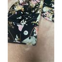 J.Jill  Black Floral Wrap Front Blouse Size XS Photo 10